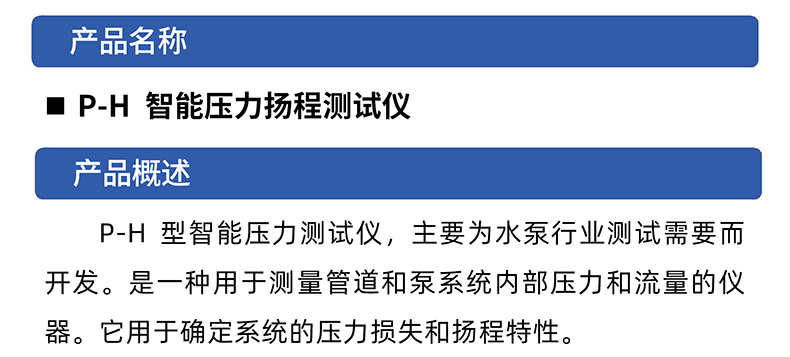 威格水泵行業精密P-H壓力揚程測量儀高精度揚程檢測儀壓力測試儀插圖1